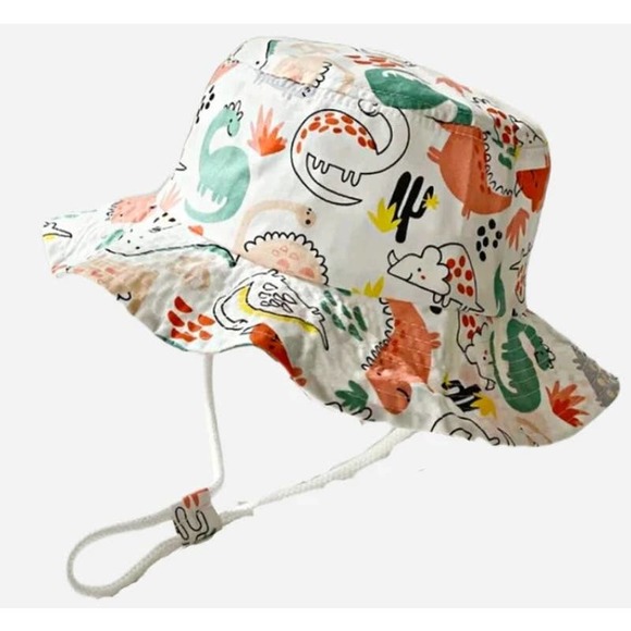 NWT Kids Happy Dinosaur Bucket Hat - Picture 2 of 3